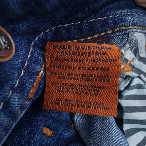 Rock Revival Jessica Capri Womens 28 (28x21) Embroidered Denim - Picture 10 of 10